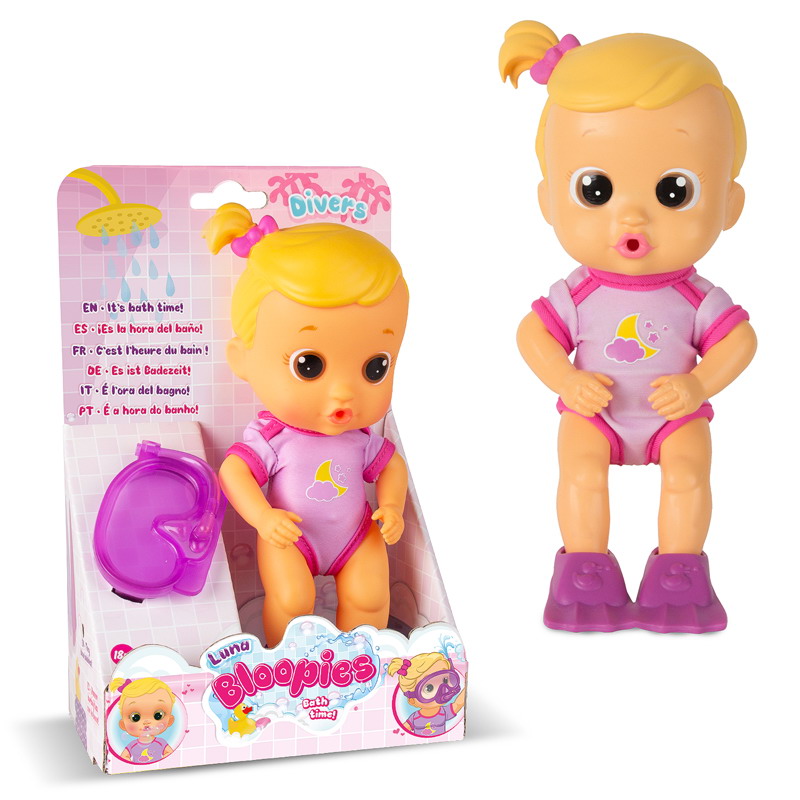 Кукла для купания IMC Toys Bloopies Luna, в открытой коробке, 24 см