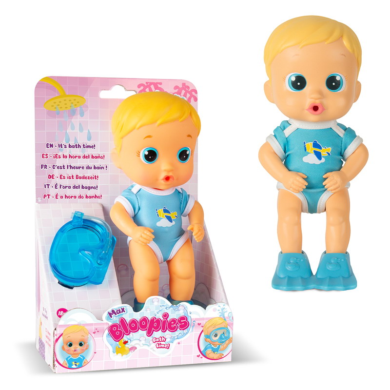 Кукла для купания IMC Toys Bloopies Max, в открытой коробке, 24 см
