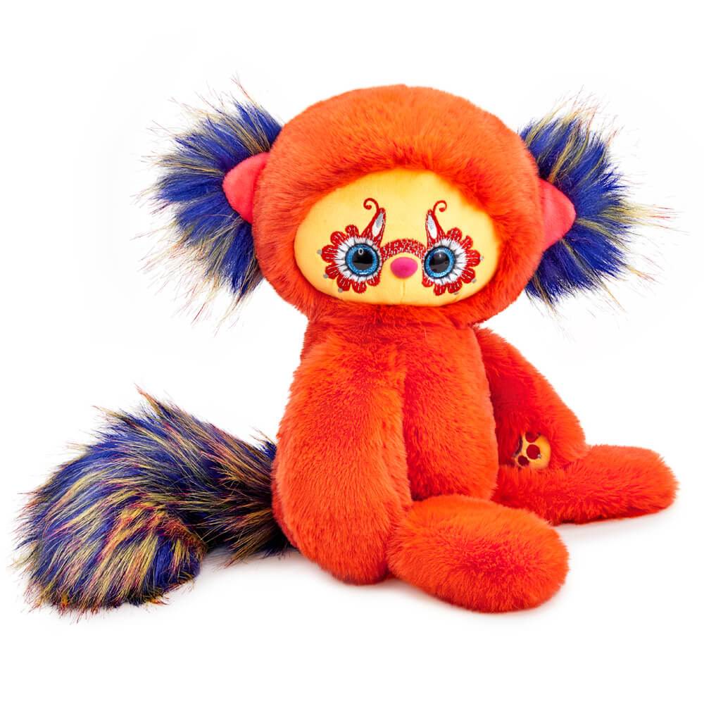 Мягкая игрушка BUDI BASA Lori Colori Мико (оранжевый) 30 см