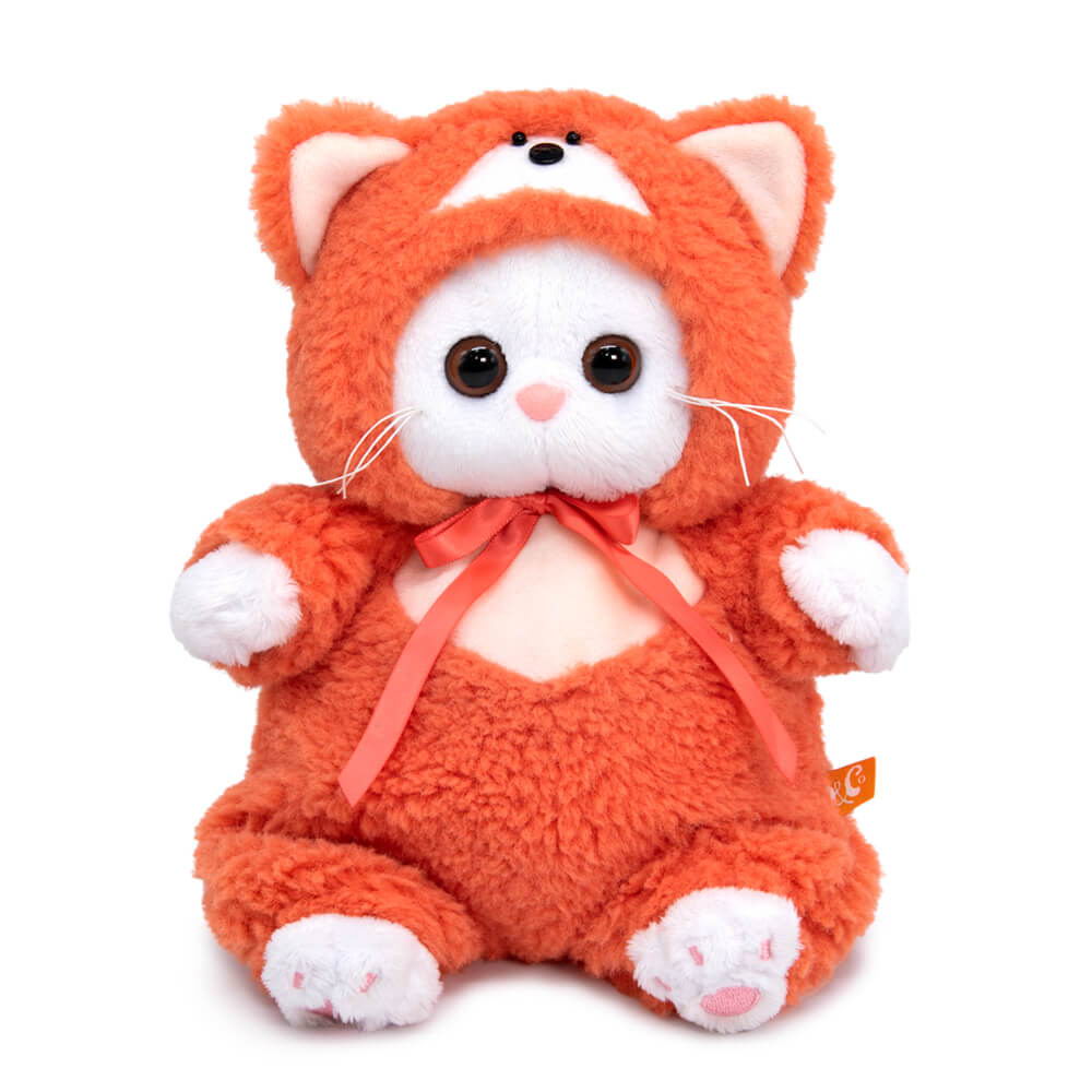 Мягкая игрушка BUDI BASA Кошка Ли-Ли BABY в костюмчике "Лисичка" 20 см