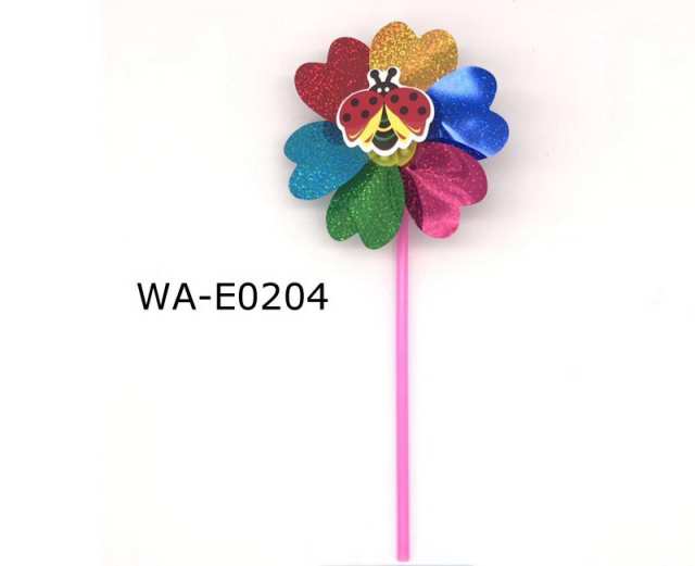 Ветрячок "Цветочек малый с насекомым", 35х15х4см, 4 вида в ассортименте
