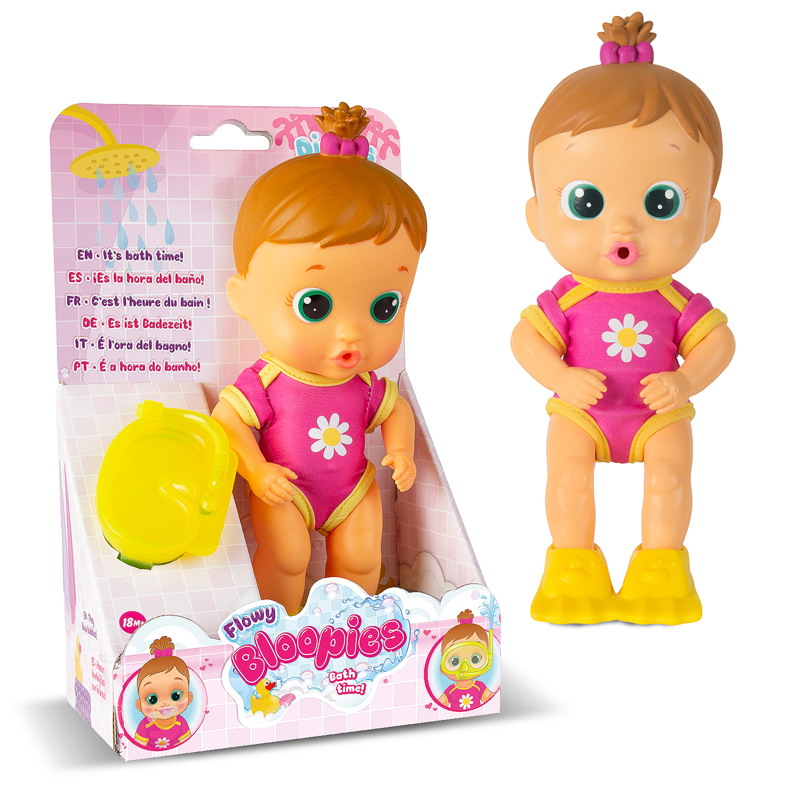 Кукла для купания IMC Toys Bloopies Flowy, в открытой коробке, 24 см