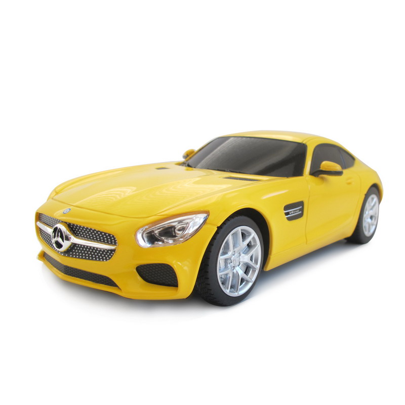 Машина р/у 1:24 Mercedes AMG GT3, цвет жёлтый 27MHZ